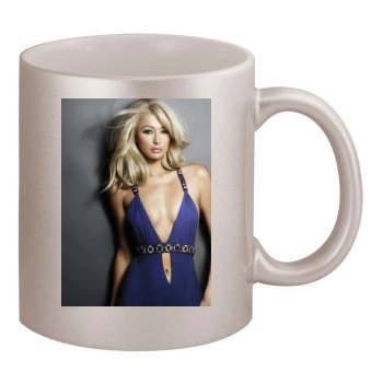 Paris Hilton 11oz Metallic Silver Mug