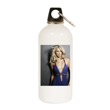 Paris Hilton White Water Bottle With Carabiner