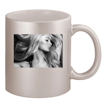 Paris Hilton 11oz Metallic Silver Mug