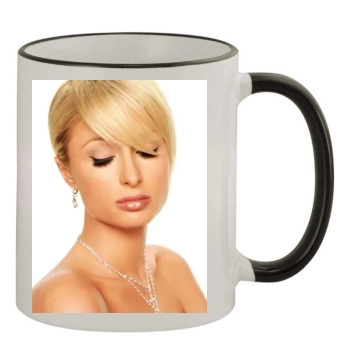 Paris Hilton 11oz Colored Rim & Handle Mug