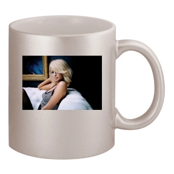 Paris Hilton 11oz Metallic Silver Mug