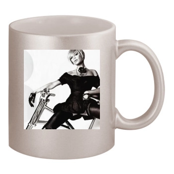 Victoria Beckham 11oz Metallic Silver Mug