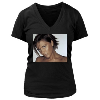 Victoria Beckham Women's Deep V-Neck TShirt