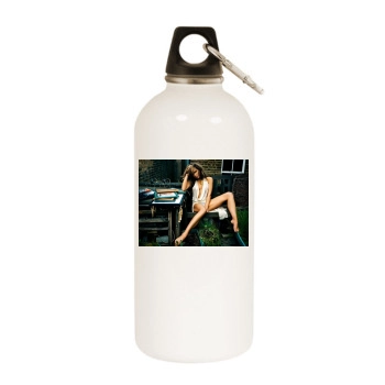 Victoria Beckham White Water Bottle With Carabiner