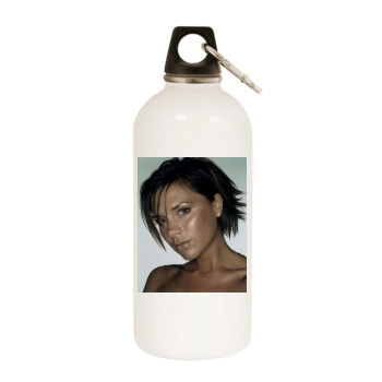 Victoria Beckham White Water Bottle With Carabiner