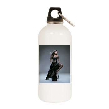 Victoria Beckham White Water Bottle With Carabiner