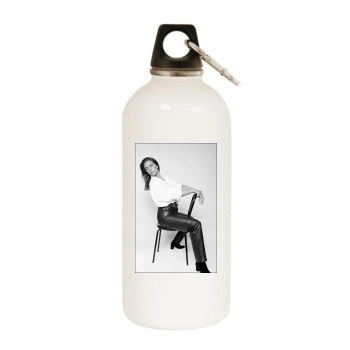 Victoria Beckham White Water Bottle With Carabiner