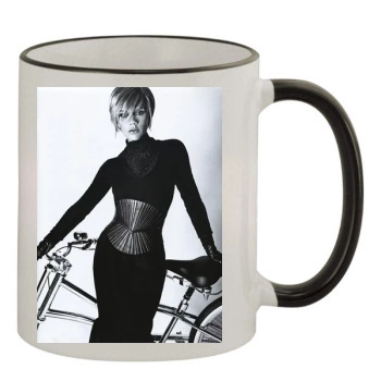 Victoria Beckham 11oz Colored Rim & Handle Mug