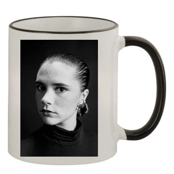 Victoria Beckham 11oz Colored Rim & Handle Mug