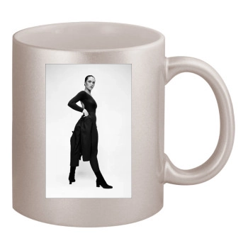 Victoria Beckham 11oz Metallic Silver Mug