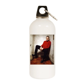 Vincent DOnofrio White Water Bottle With Carabiner