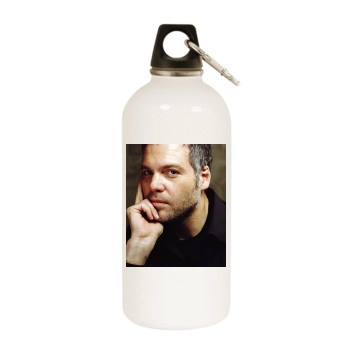 Vincent DOnofrio White Water Bottle With Carabiner