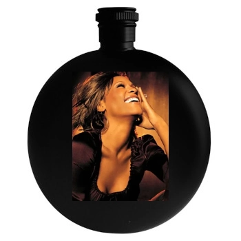 Whitney Houston Round Flask