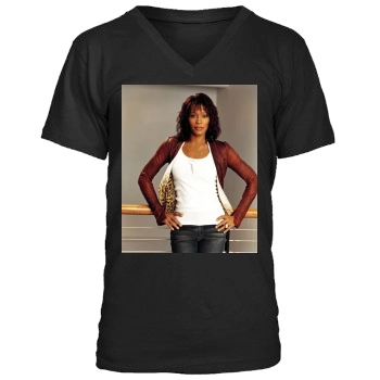 Whitney Houston Men's V-Neck T-Shirt