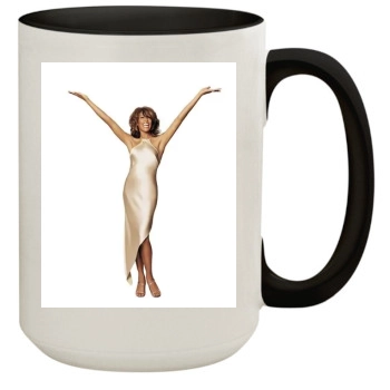 Whitney Houston 15oz Colored Inner & Handle Mug