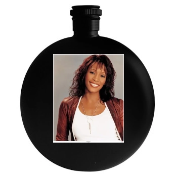 Whitney Houston Round Flask