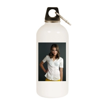 Willa Holland White Water Bottle With Carabiner