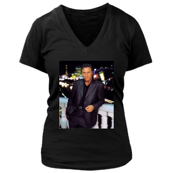 William Petersen Women's Deep V-Neck TShirt