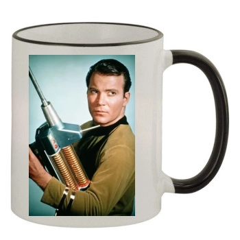 William Shatner 11oz Colored Rim & Handle Mug