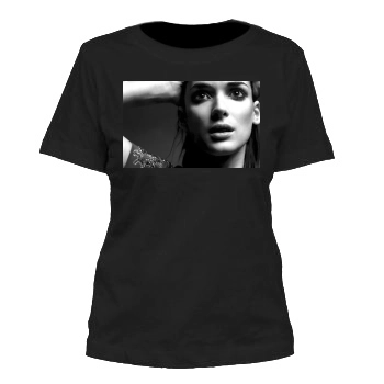 Winona Ryder Women's Cut T-Shirt