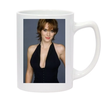 Winona Ryder 14oz White Statesman Mug