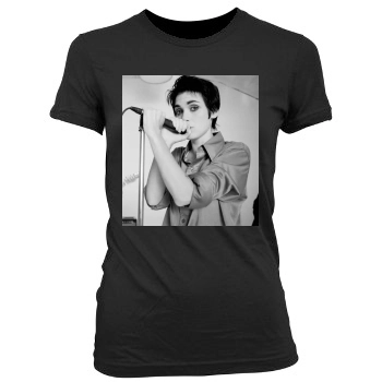 Winona Ryder Women's Junior Cut Crewneck T-Shirt