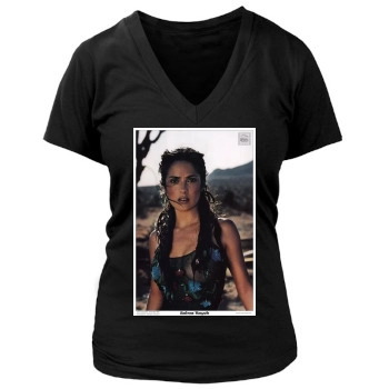 Zoe Kravitz Women's Deep V-Neck TShirt