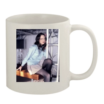 Zooey Deschanel 11oz White Mug