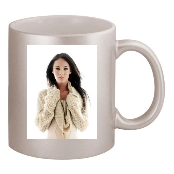 Megan Fox 11oz Metallic Silver Mug