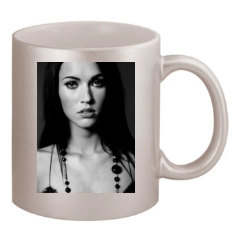 Megan Fox 11oz Metallic Silver Mug