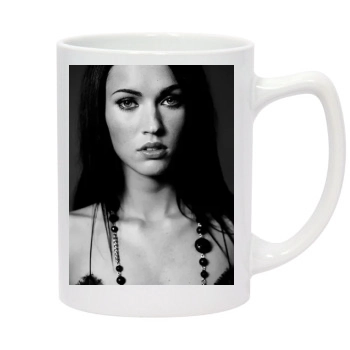 Megan Fox 14oz White Statesman Mug