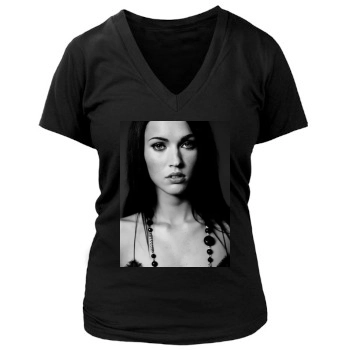 Megan Fox Women's Deep V-Neck TShirt