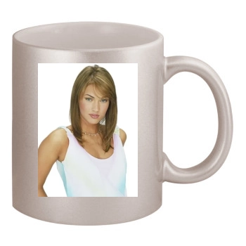 Megan Fox 11oz Metallic Silver Mug