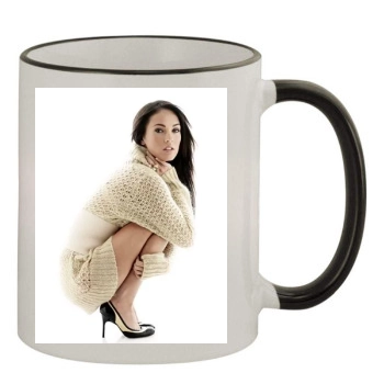 Megan Fox 11oz Colored Rim & Handle Mug