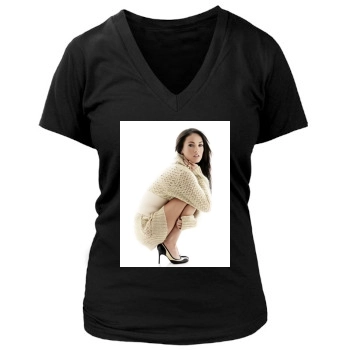 Megan Fox Women's Deep V-Neck TShirt