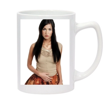 Megan Fox 14oz White Statesman Mug