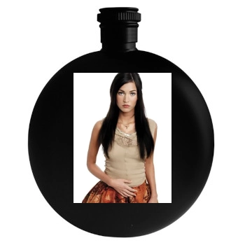 Megan Fox Round Flask