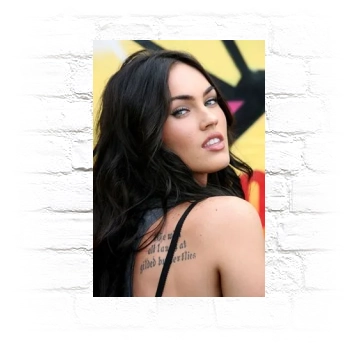 Megan Fox Metal Wall Art