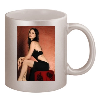 Megan Fox 11oz Metallic Silver Mug