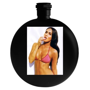 Megan Fox Round Flask