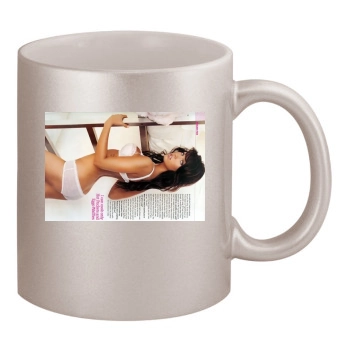 Megan Fox 11oz Metallic Silver Mug