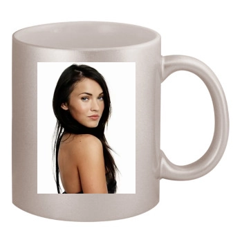 Megan Fox 11oz Metallic Silver Mug