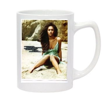 Megan Fox 14oz White Statesman Mug