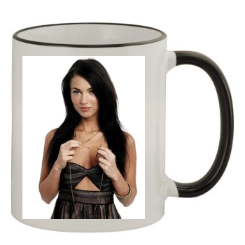 Megan Fox 11oz Colored Rim & Handle Mug