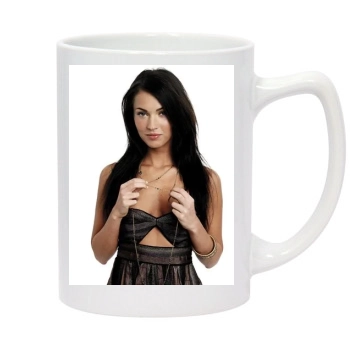 Megan Fox 14oz White Statesman Mug