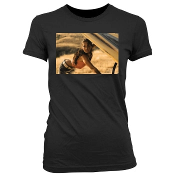 Megan Fox Women's Junior Cut Crewneck T-Shirt