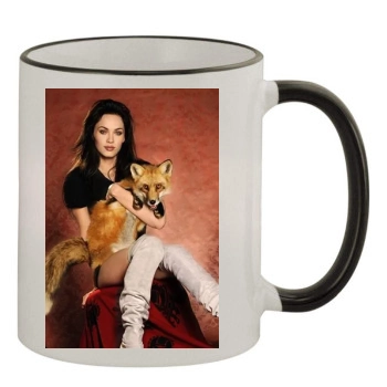 Megan Fox 11oz Colored Rim & Handle Mug