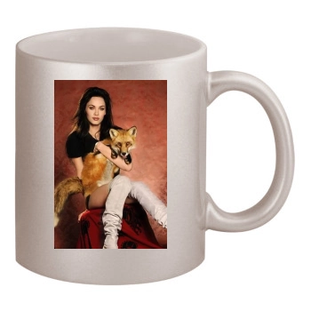 Megan Fox 11oz Metallic Silver Mug