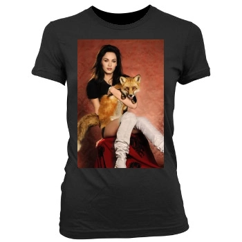 Megan Fox Women's Junior Cut Crewneck T-Shirt