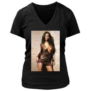 Megan Fox Women's Deep V-Neck TShirt